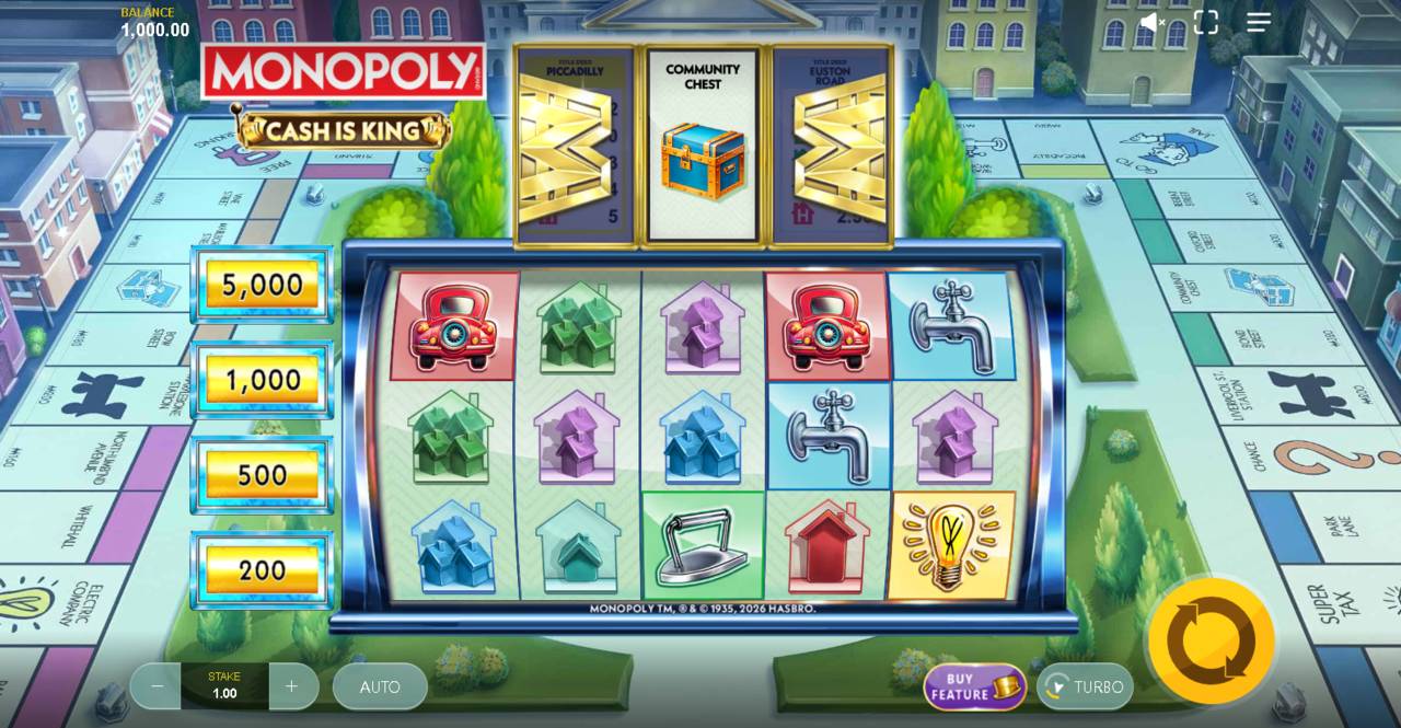 Monopoly Cash Is King (Red Tiger) Image 2